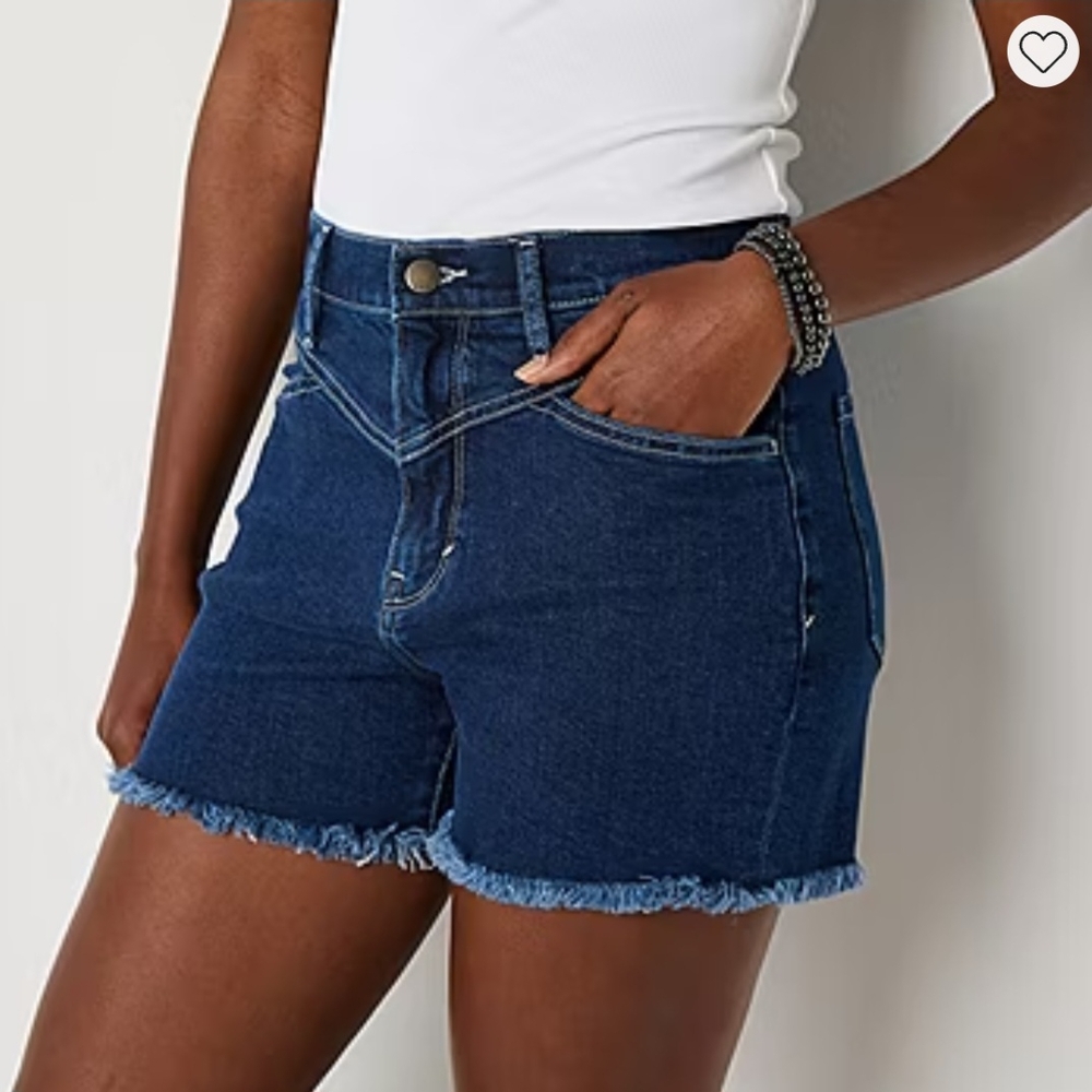 Dark Blue Jean Shorts
